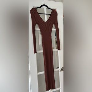 NWT Pinkblush ribbed sweater dress
